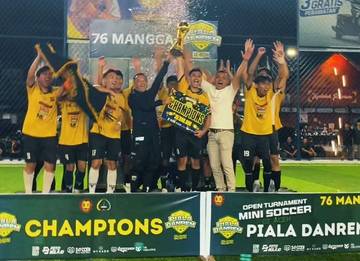 IPDM Juara Turnamen Mini Soccer Piala Danrem 012/TU