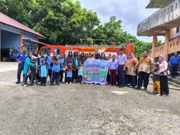 SLB Rahmatillah Belajar Tanggap Bencana di Kantor BPBD
