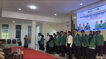 STAIN Meulaboh Pelantikan Pengurus Baru Himpunan Mahasiswa Jurusan