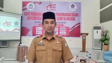 Disperindagkop Aceh Barat gelar Acara Percepatan Kopdes