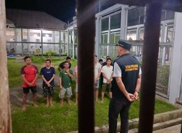 Lapas Meulaboh Lakukan Penggeledahan Blok Hunian 