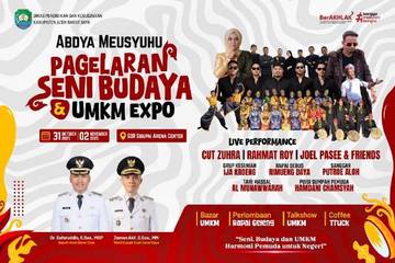 Abdya Gelar Pergelaran Seni Budaya dan UMKM Expo