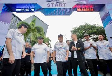 Wagub Aceh Buka Friendship Run UAE–Indonesia 2025