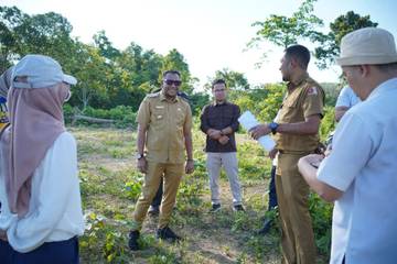 Wabup Nagan Raya Tinjau Lokasi Pembangunan Sekolah Rakyat