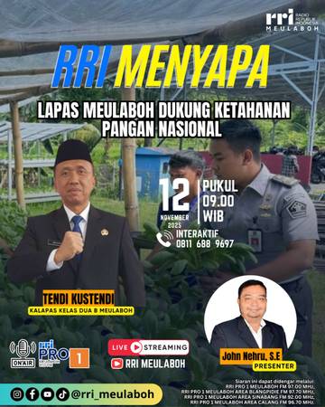Lapas Meulaboh Dukung Asta Cita Wujudkan Ketahanan Pangan