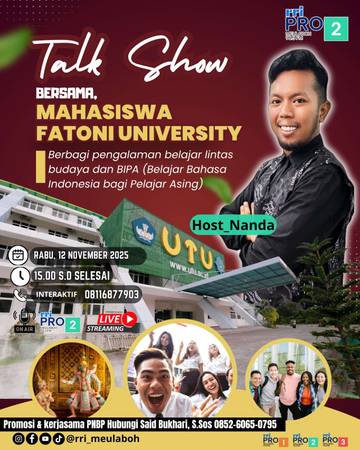 Sore Ceria Bersama UTU Dan Fatoni University Thailand 