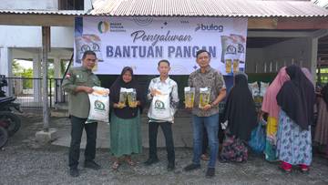 Bulog Meulaboh Dan Pemkab Salurkan Bantuan Pangan 