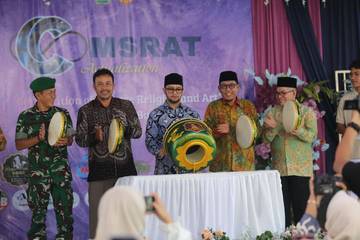 ​Ratusan Siswa Berkompetisi di Comrat MAN-1 Aceh Barat