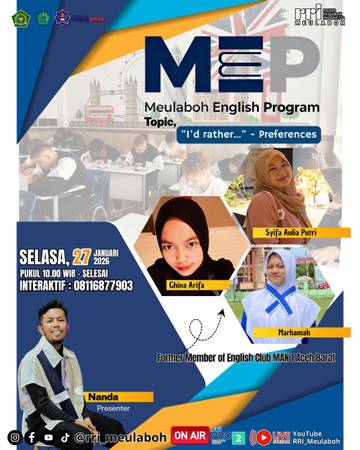 Meulaboh English Program I’d rather – Preferences