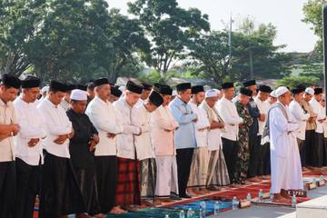 Ketua MPU Aceh Barat Tausiyah pada Palaksanaan Sholat-Istisqa