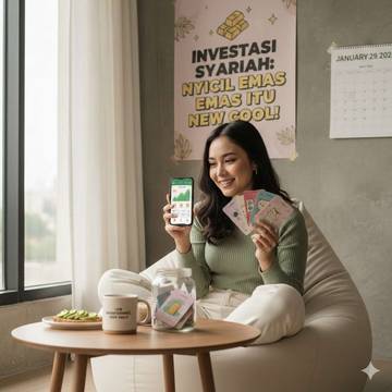 Gen Z Buru Emas: Investasi Santai Berfaedah