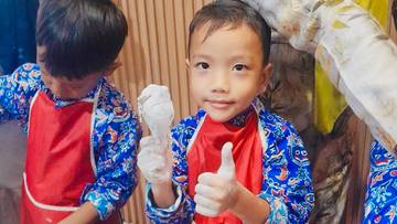 Murid TK Negeri 13 Belajar Masak Ayam