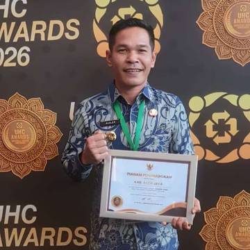 Aceh Jaya Raih Penghargaan UHC Tingkat Nasional