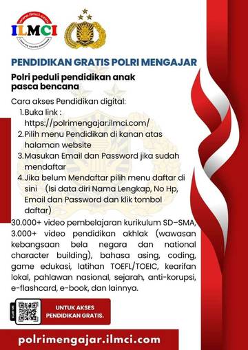 Polri Mengajar Hadirkan Akses Pendidikan Digital