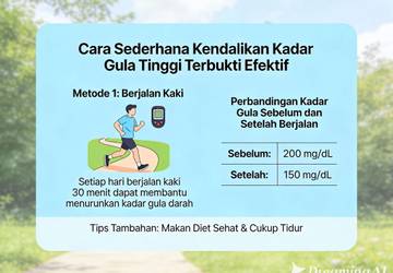 Cara Sederhana Kendalikan Kadar Gula Tinggi Terbukti Efektif