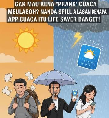 Nanda Spill Alasan App Cuaca Life Saver Banget