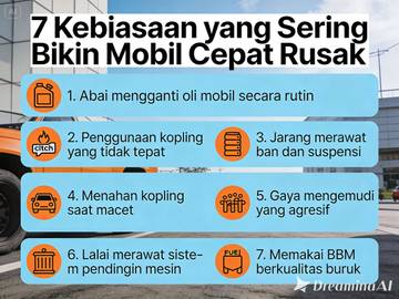 Berikut Kebiasaan yang Sering Bikin Mobil Cepat Rusak