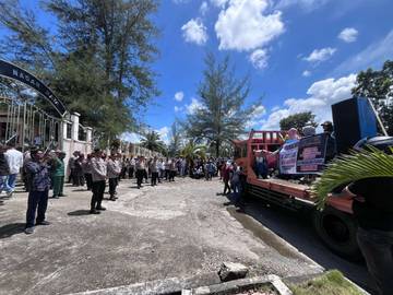 Warga Gelar Aksi di DPRK Nagan Raya, Tolak Penutupan Tambang Emas