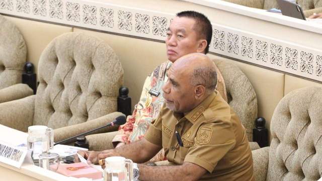 Wagub Papua Tengah Hadiri RDP Bersama DPR-RI