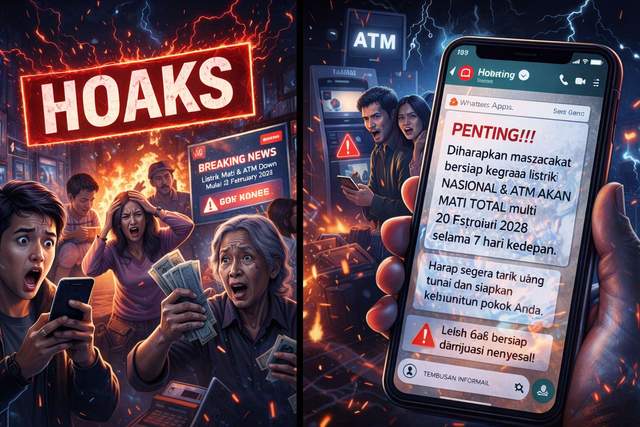 Listrik-&-ATM Mati 7-Hari Mulai 20-Februari-2026: Ketakutan-Massal di Era-Disinformasi-Digital