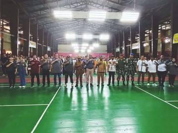 Turnamen Bulutangkis Kapolda Papua Tengah Cup I Resmi Dimulai