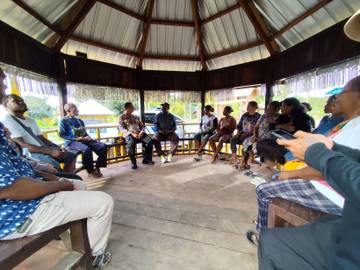 Warga Kampung Akudiomi Antusias Dengan Kunker Kapolres Nabire