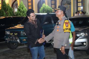 Kapolres Nabire Pimpin Patroli Ramadhan, Jaga Tarawih Aman dan Khusyuk
