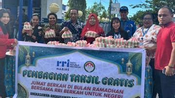 DWP RRI Nabire Berbagai Takjil Ramadan