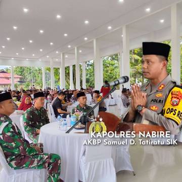 TNI-Polri dan Forkopimda Nabire Perkuat Kebersamaan Ramadhan
