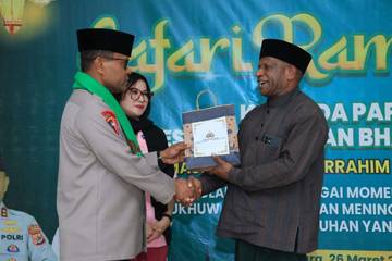 Jalin Silaturahmi, Kapolda Papua  Gelar Safari Ramadhan