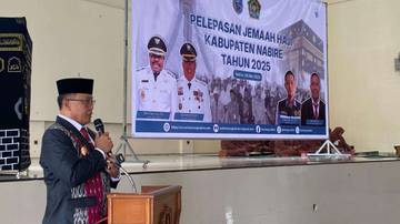 Wakil Bupati Nabire Lepas 115 Jemaah Haji