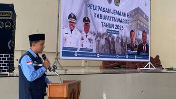 Kemenag Nabire Berangkatkan Jemaah Haji Tertua 80 Tahun