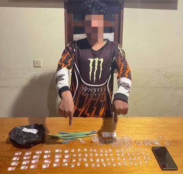 Satresnarkoba Nabire Tangkap Pemuda Bawa 102 Paket Sabu