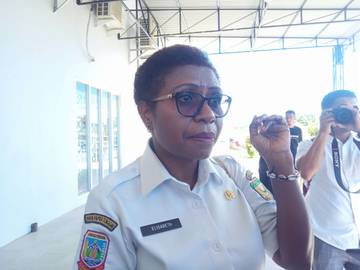 Gunakan Dana Otsus, Disparbudpora Bangun Gedung Sanggar Anyam