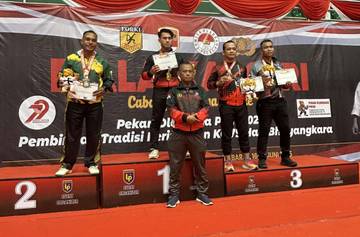 Ipda Kafiar Harumkan Papua Tengah di Kapolri Cup