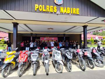 Dua Pemuda Curi 14 Motor di Nabire