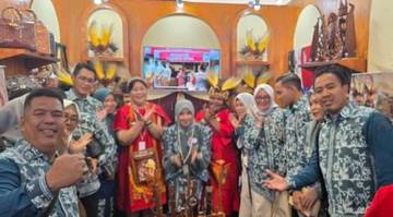 Budaya Khas Papua Tengah Sita Perhatian Pengunjung Dekranasda 