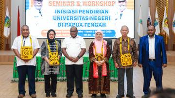Mendikti Saintek Dukung Pembangunan Universitas Negeri Papua Tengah