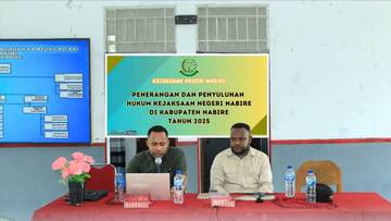 Kejari Nabire, Lakukan Program Jaga Desa Kampung Nifasi