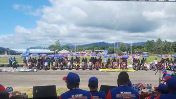 Kejurnas Motoprix Papua Tengah Tumbuhkan UMKM Lokal