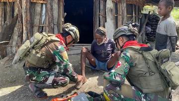 Satgas Yonif 752/Banau Pos Dangbet, Lakukan Kegiatan "Pastoor"