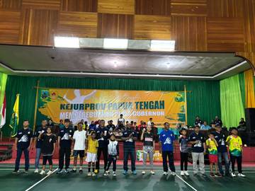 Kapolres Nabire Hadiri Pembukaan Kejurprov Bulutangkis Papua Tengah