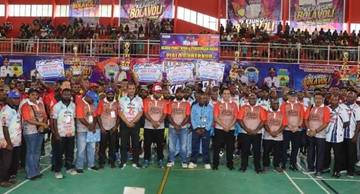 Gubernur dan Kapolda Dukung Kejurda Voli Gubernur PT