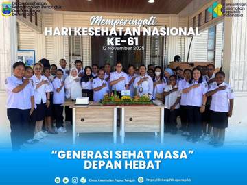 Dinas Kesehatan Papua Tengah Ajak Hidup Sehat Bersama