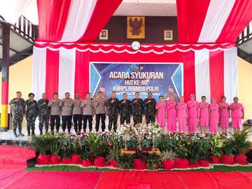 Syukuran HUT Korps Brimob Polri, Ini Pesan Kapolda 