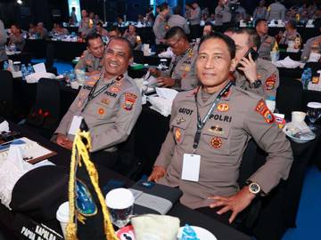 Kapolda Papua Tengah Hadiri Apel Kasatwil 2025