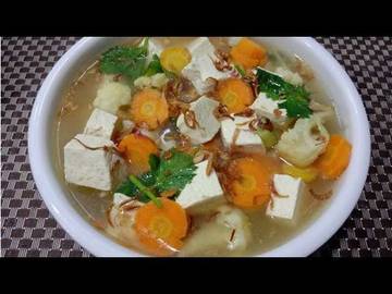 Masakan Sup Tahu Lezat, Cocok untuk Semua Usia