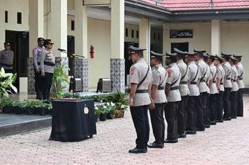 Kapolres Dogiyai Pimpin Langsung Sertijab Pejabat Utama