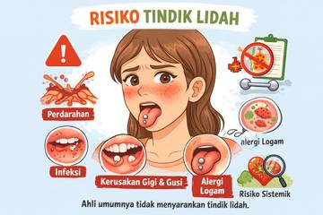 Inilah Bahaya Menindik Lidah