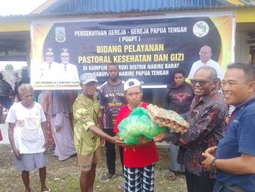 PGGPT Gelar Pelayanan Pastoral Kesehatan  di Kampung Waroki 